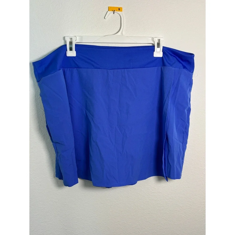 Avia Womens Royal Blue Active Skort Size XXXL 22 Athletic Golf Tennis Skirt